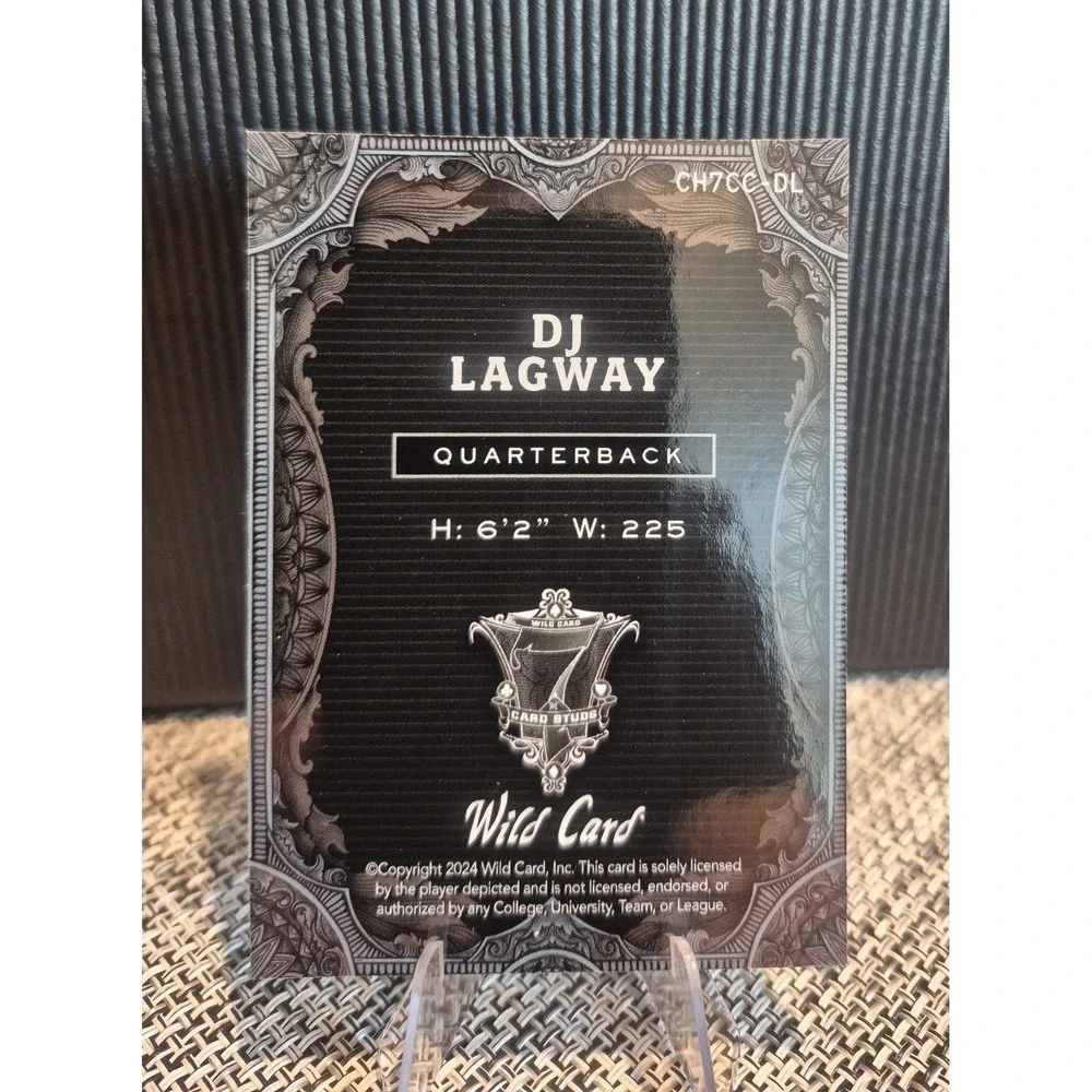 2024 Wild Csrd 7 Card Studs DJ Lagway #CH7CC-DL Prospect Pink /6 Florida Gators